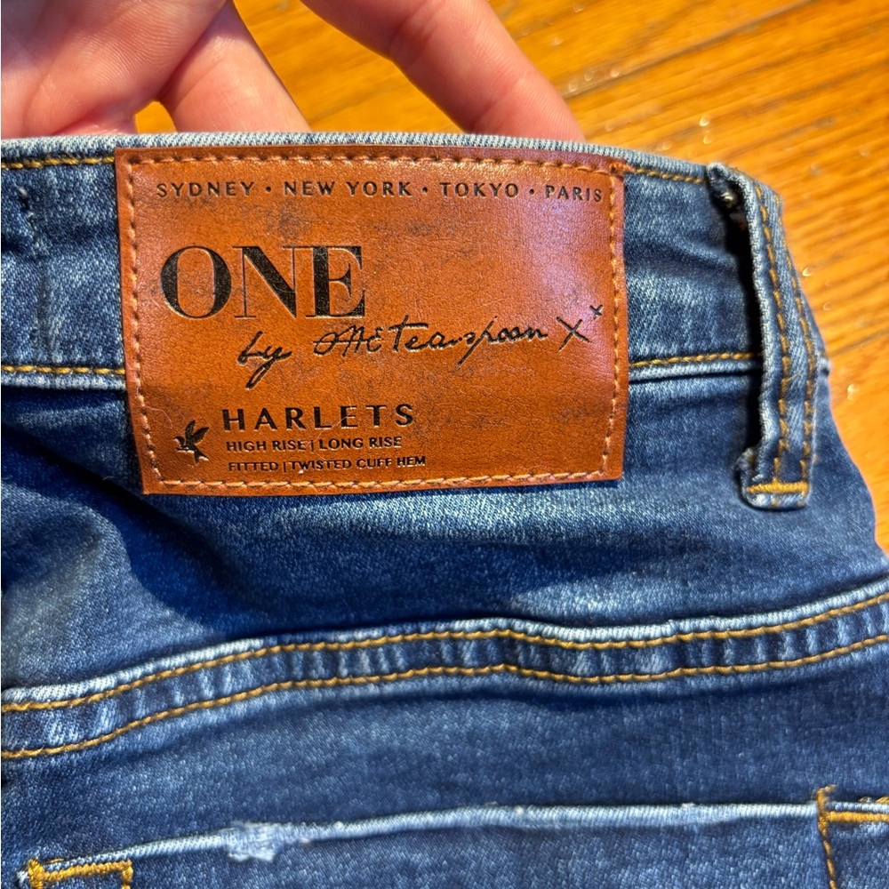 One Teaspoon Light Blue Denim Jeans